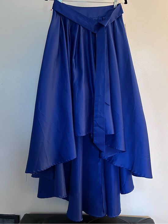 Roommates Dresses & Skirts - Roommates Cobalt Blue High-Low Wrap Skirt with Sash